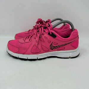 Nike Womens Revolution 2 Pink Lightweight Running Shoes Size 8